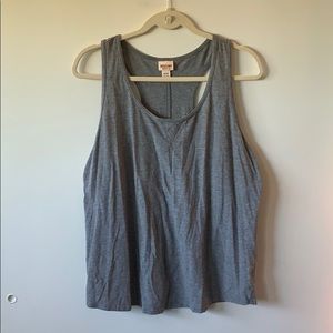 grey halter tank top